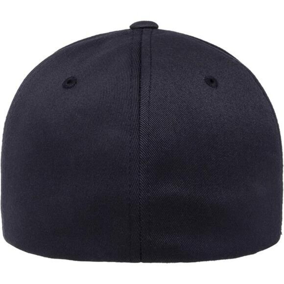 Men's Fitted Baseball Cap Stretch Fit Wool Blend Athletic Hat Sun Protection - Picture 3 of 7
